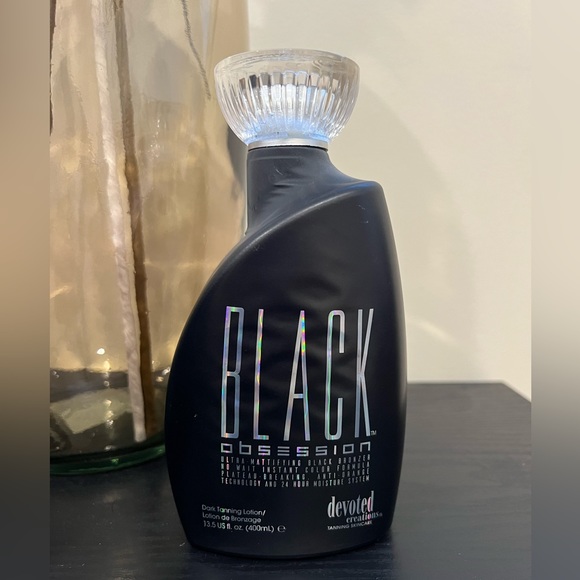 BRAND NEW Black Obsession Devoted Creations Indoor Outdoor Tanning Lotion.